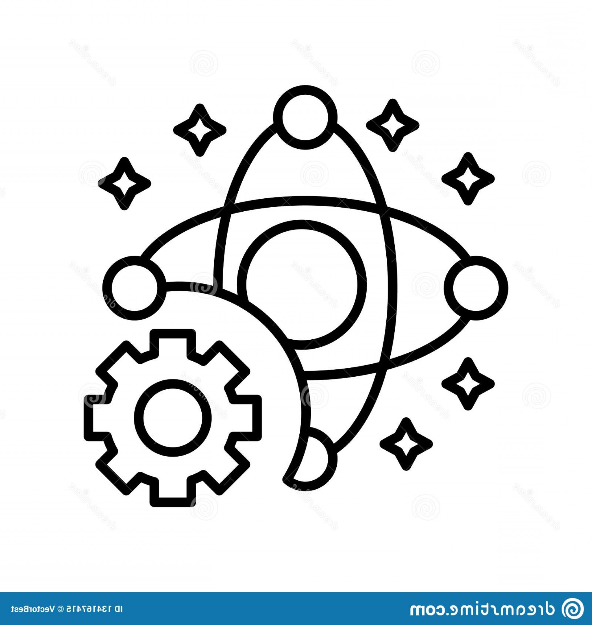 1920x2026 Physics Icon Vector Isolated White Background Sign Thin Line