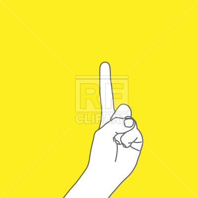 400x400 Index Finger Sign