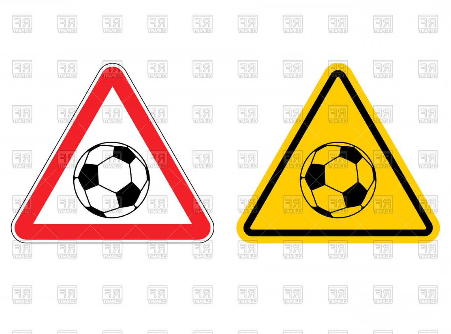 1440x1066 Warning Sign Football Attention Vector Clipart Soidergi
