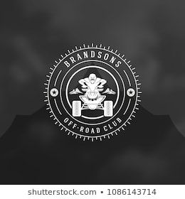 260x280 Atv Logo Design Vector Illustration Off Road Mountains Expedition