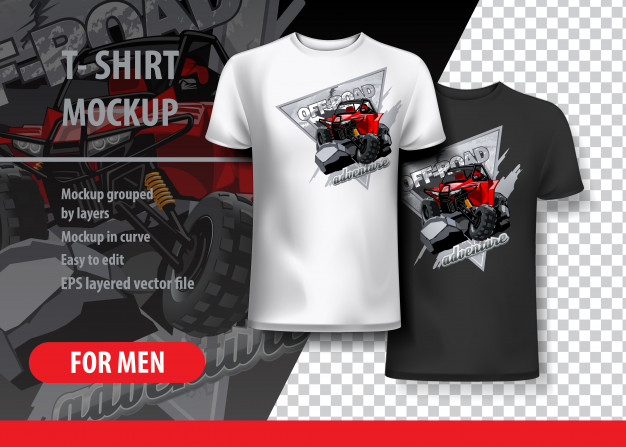 626x447 T Shirt Template, Fully Editable Atv Off Road Logo Vector