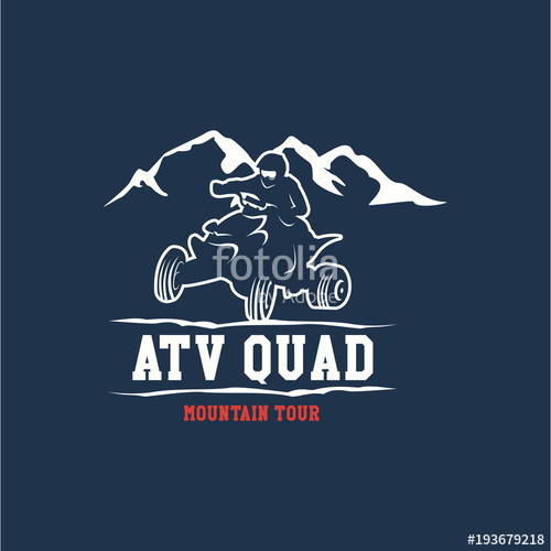 500x500 Atv Quad Logo Vector Template Design Stock Image And Royalty Free