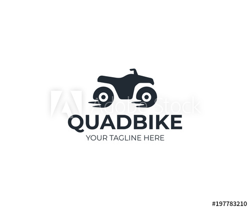 500x417 Quad Bike Logo Template Atv Vector Design Quad Biking Logotype