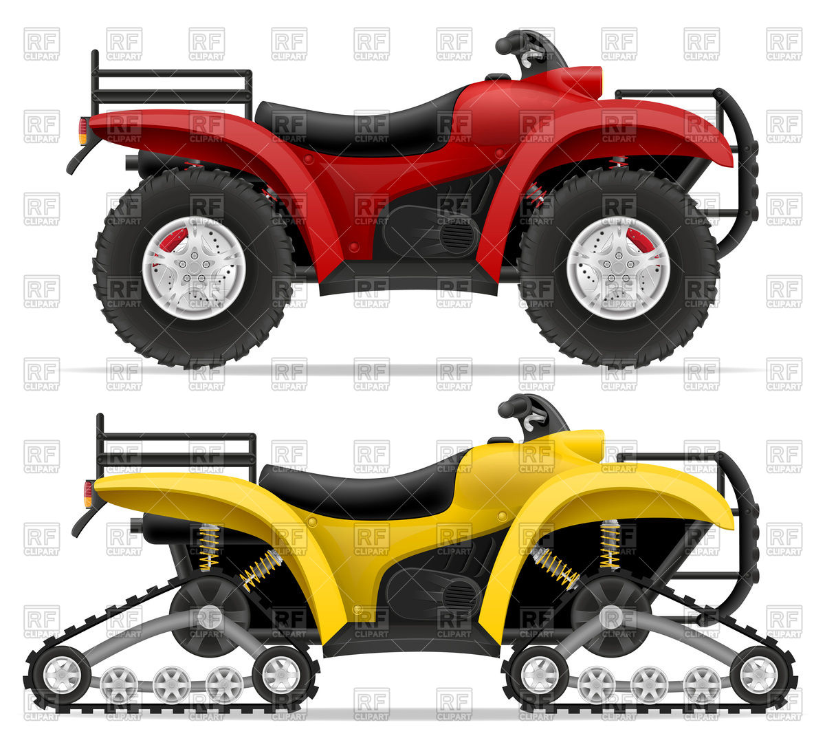 1200x1086 Track Type And Four Wheel All Terrain Vehicle
