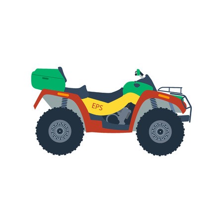 450x450 Vector Atv Illustration Atv Moto Isolated On White Background