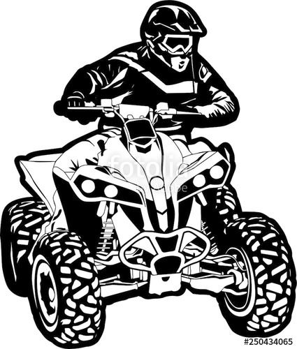 425x500 Atv Action Stock Image And Royalty Free Vector On Fotolia