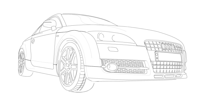 91 Audi vector images at