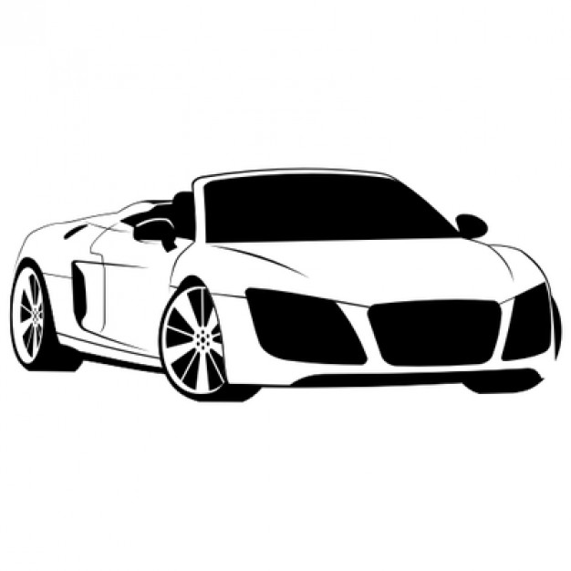Luxury Audi Spyder Illustration Vector Free Download 626x626 Luxury Audi Spyder Illustration Vector Free Download