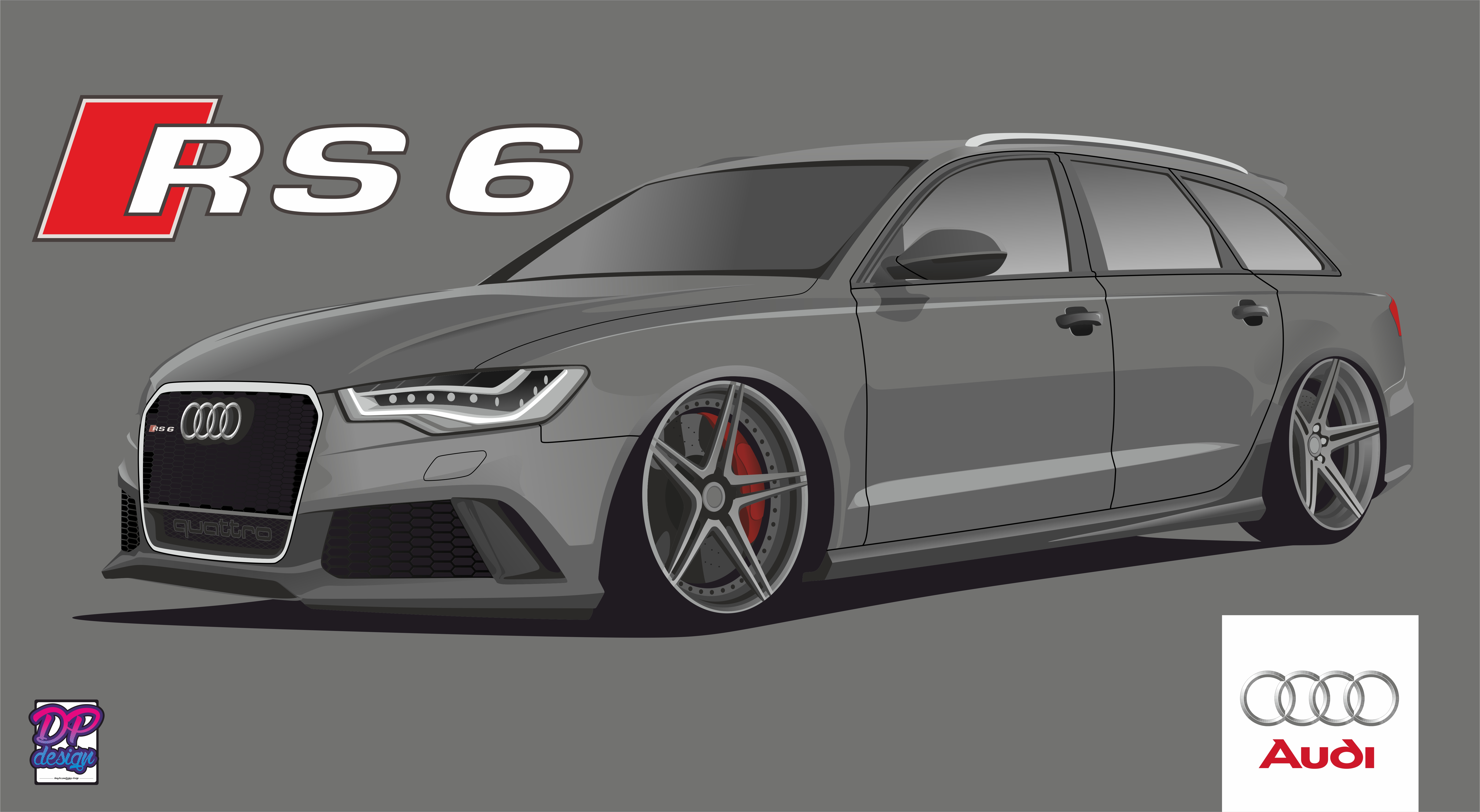 Audi rs6 avant чертеж