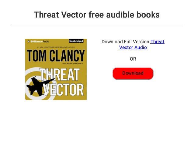 638x479 Threat Vector Free Audible Books