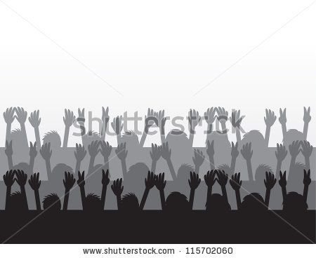 450x368 Audience Silhouettes Cheering