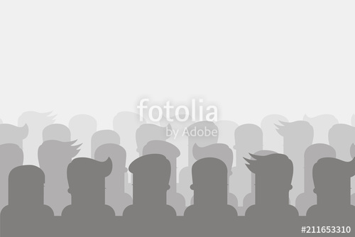 Audience Silhouette Vector at Vectorified.com | Collection of Audience ...