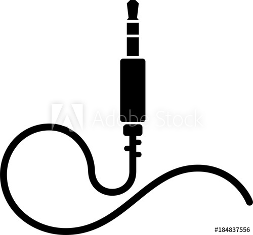 500x466 Audio Cable Icon, Plug Wire