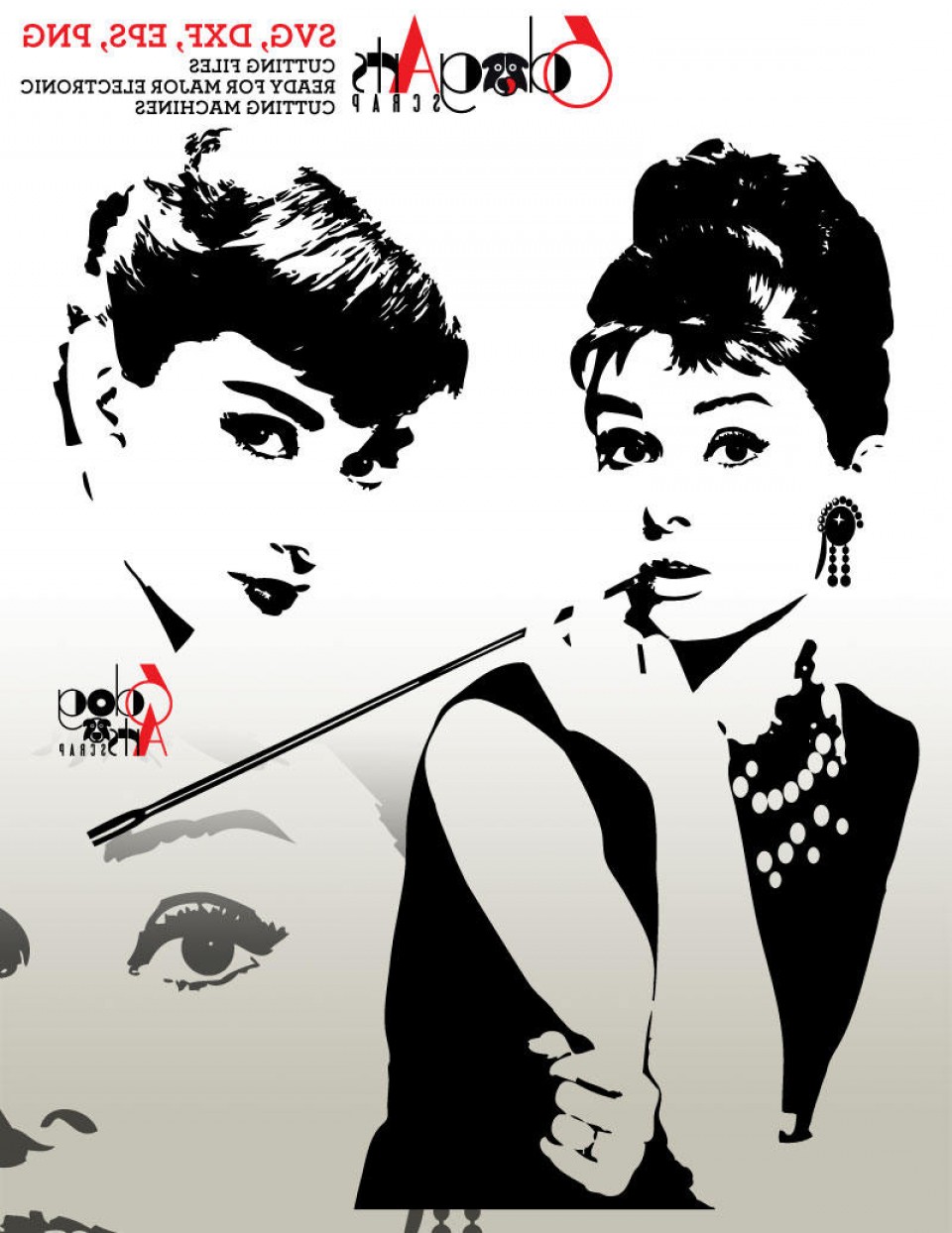 960x1244 Audrey Hepburn Digital Dxf Geekchicpro