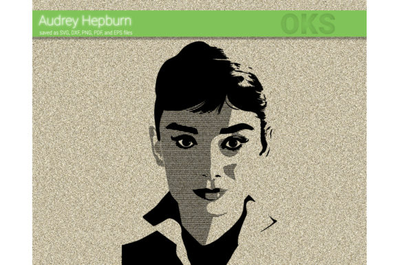 Audrey Hepburn Vector Graphic 580x386 Audrey Hepburn Vector Graphic