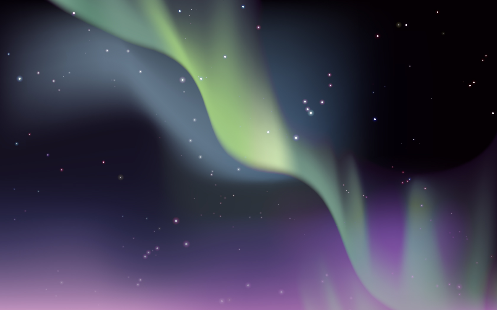 1680x1050 Make An Aurora Borealis Design In Illustrator