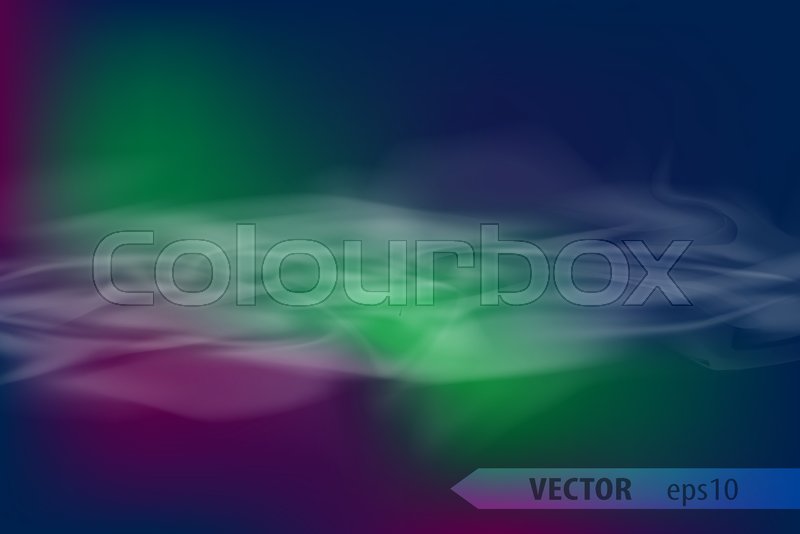 800x534 Aurora Borealis Northern Polar Lights Stock Vector Colourbox