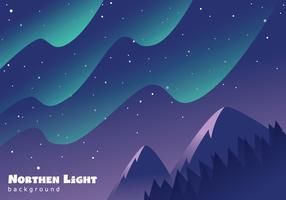 286x200 Beautiful Aurora Landscape Mu In Vector Art, Free Vector