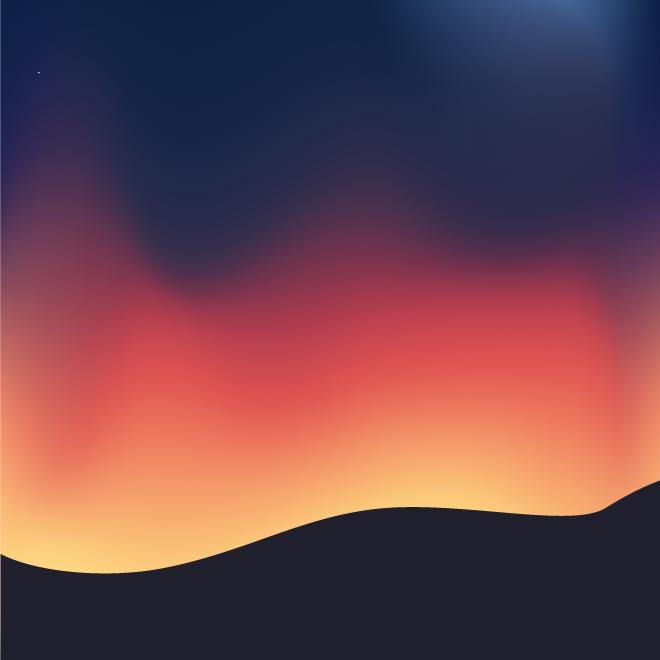 660x660 Aurora Light Vector Background
