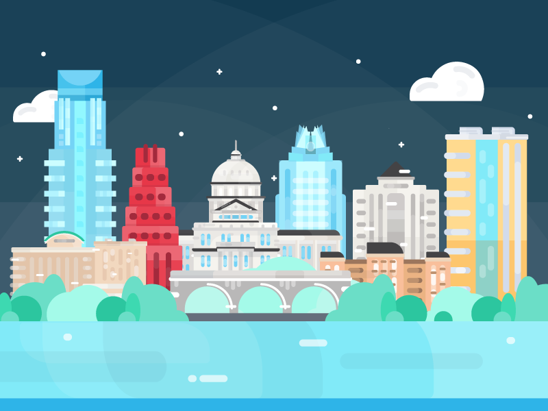 800x600 Austin Skyline