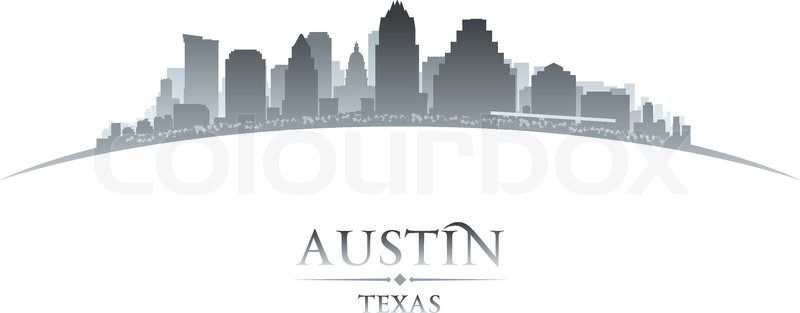 800x313 Stock Vector Of 'austin Texas City Skyline Silhouette Vector