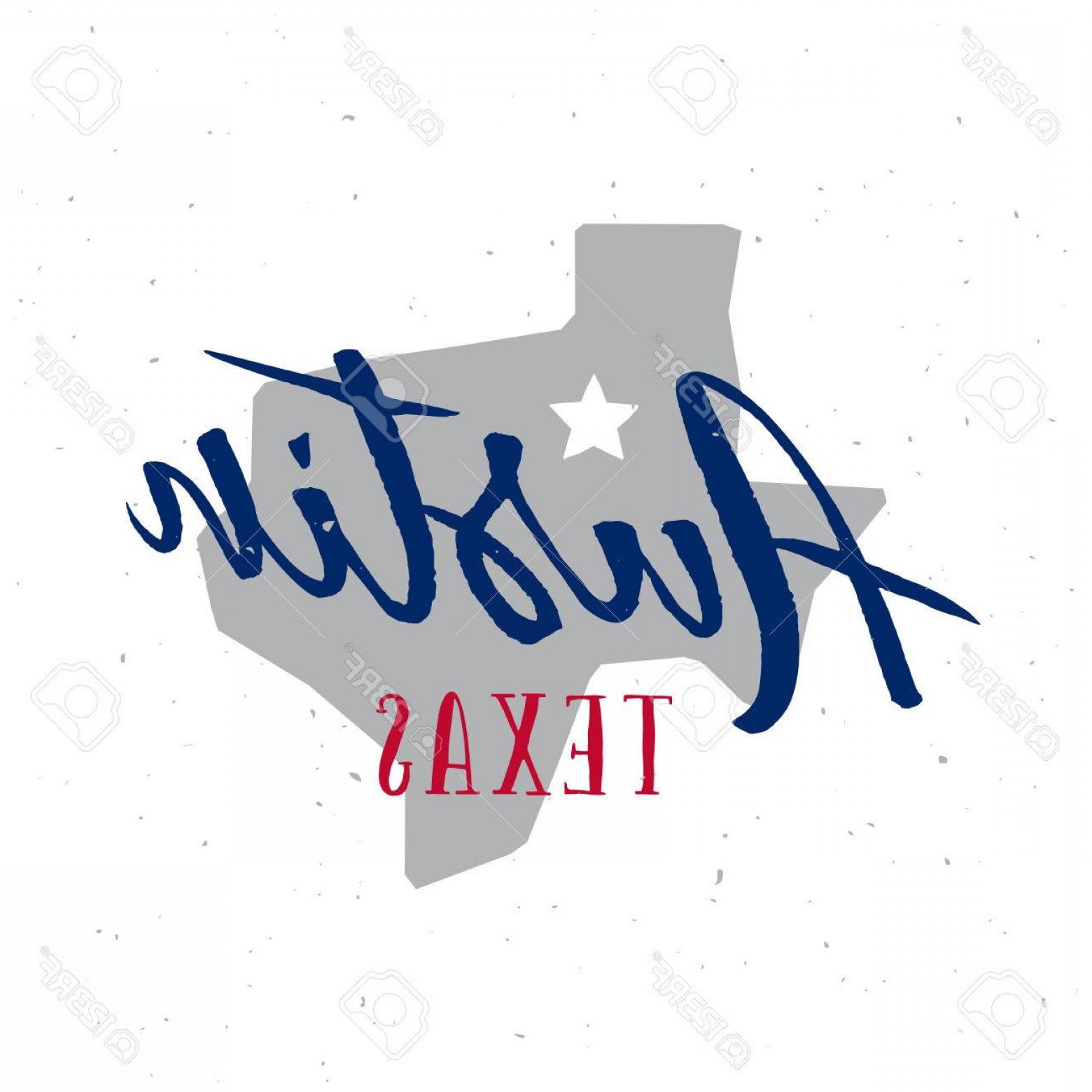 1560x1560 Photostock Vector Austin Texas T Shirt Design Decorative Design