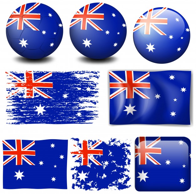 626x620 Australia Flag On Different Item Illustration Vector Free Download