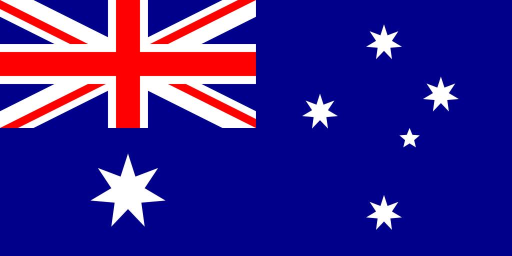 1024x512 Australia Flag Vector