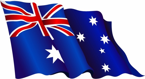 600x327 Australian Flag Free Vector In Adobe Illustrator