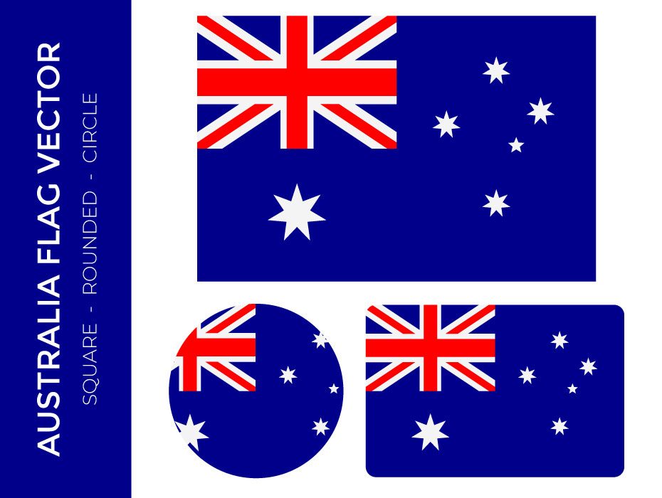 930x700 Australia Flag Vector Frebers