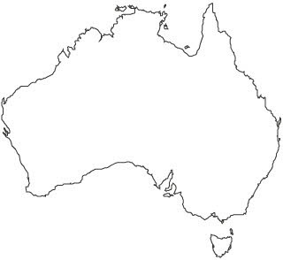 320x294 Australia Map Free Vector In Encapsulated Postscript
