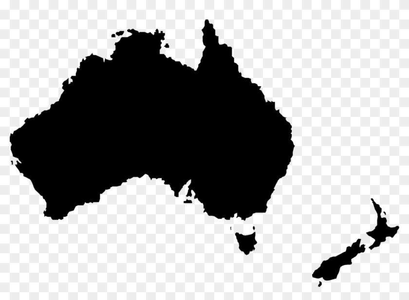 840x616 Australia Map Vector, Hd Png Download
