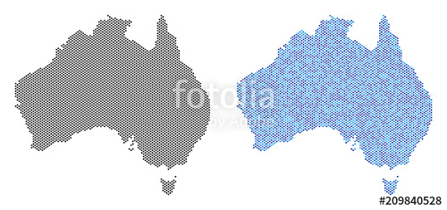 500x235 Circle Dot Australia Map Version Vector Territorial Plans