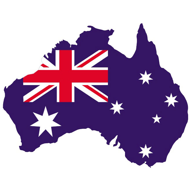 660x660 Australia Vector Map