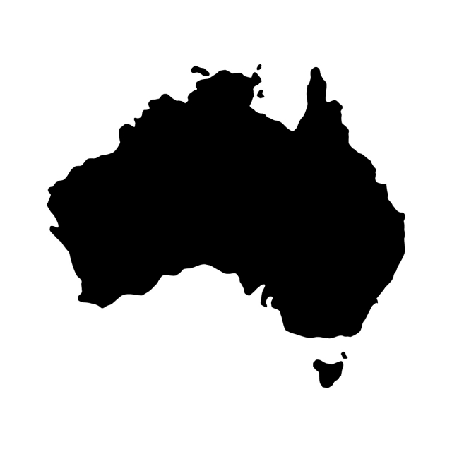 640x640 Map Of Australia, Brisbane, Silhouette, Geography Png And Vector