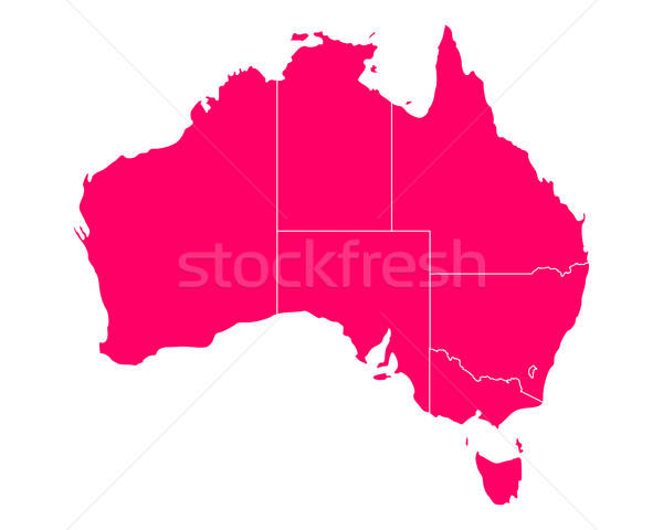 600x480 Map Of Australia Vector Illustration Robert Biedermann