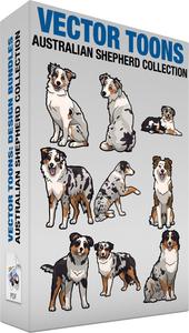 170x300 Australian Shepherd Collection Clipart Cartoons