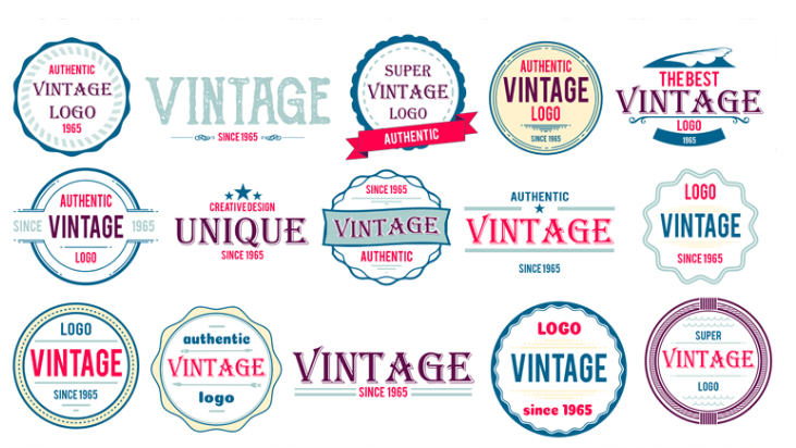 731x412 Set Of Free Vintage Logo Vector