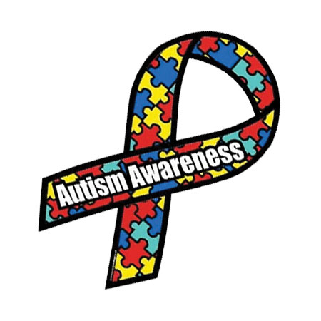 450x450 Autism Awareness Ribbon Vector