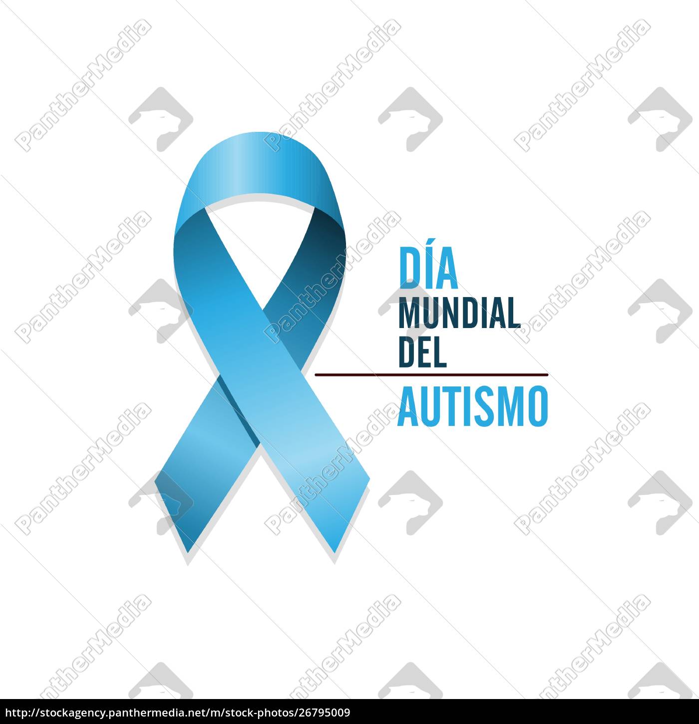 1400x1450 Blue Autism Ribbon With Spanish Text International