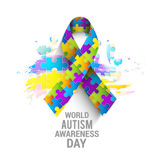 500x500 World Autism Awareness Day Poster Vector Free Download