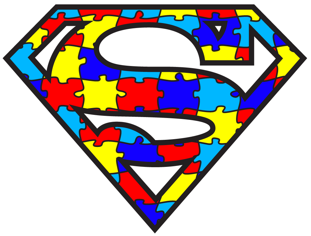 1000x758 Superman Logo Autism Free Image