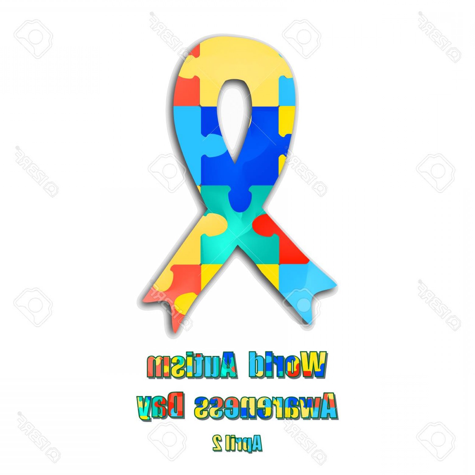 1560x1560 World Autism Day Vector Lamaison