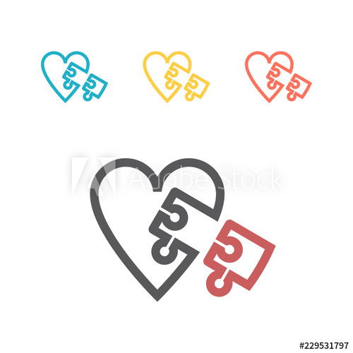 500x500 World Autism Awareness Day Logo Design Template Vector