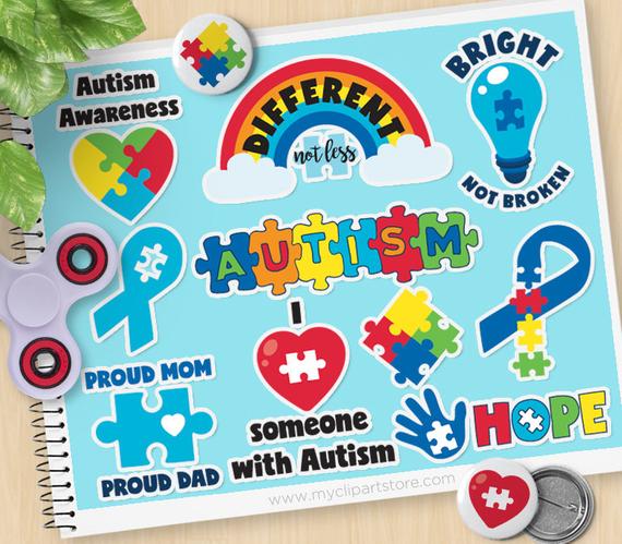 Autism Ribbon Vector