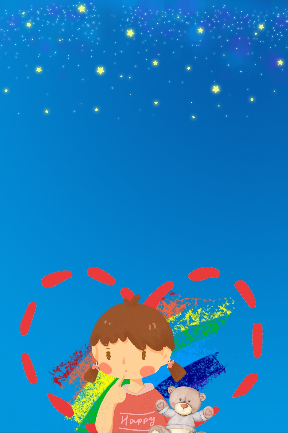 960x1440 Autism Public Welfare Vector Poster Background Template, Autism