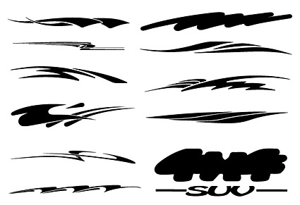 425x291 Auto Body Decoration Vector Graphic Graphic Hive