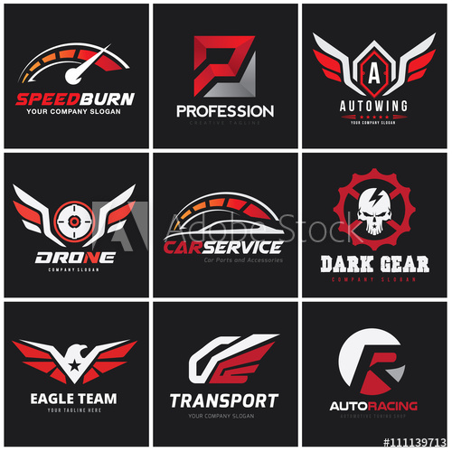 Automotive Logo Set,auto Set,car Services Logo Collection 500x500 Automotive Logo Set,auto Set,car Services Logo Collection