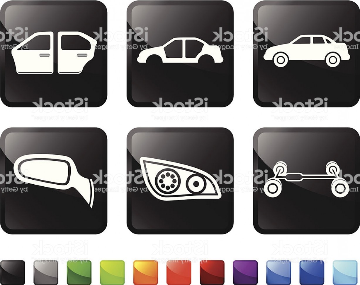 Auto Parts And Car Manufacturing Company Vector Icon Set Stickers 1228x974 Auto Parts And Car Manufacturing Company Vector Icon Set Stickers