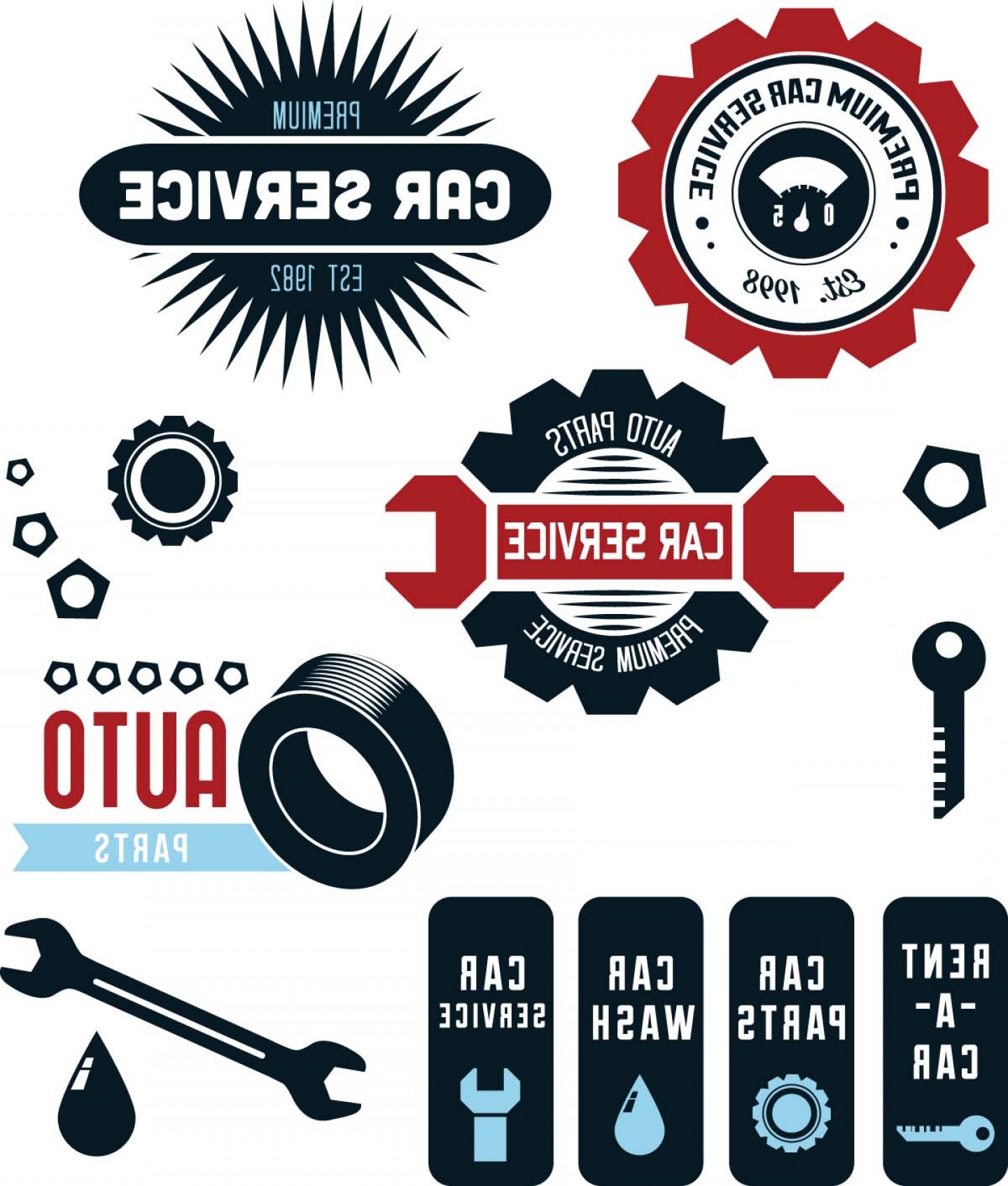 1440x1694 Auto Repair Vector Art Catchsplace